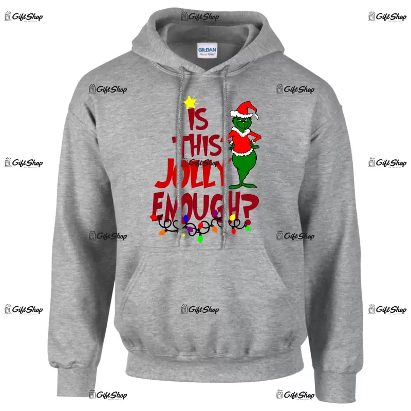 Is this jolly enough? , hanorac cu mesaj
